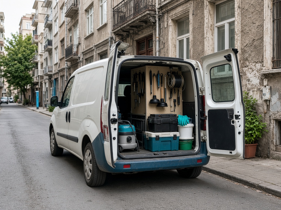 İzmir Gider Açma Vantuz Gider usta aracı
